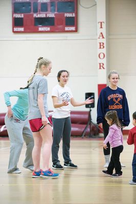 Special Olympics Young Athletes
Roughly 120 Tabor Academy students volunteered on January 10 to assist with the school’s first session of the Special Olympics Young Athletes™ program held at Tabor. The program offers children ages 3-7 with intellectual and developmental disabilities opportunities to engage in physical activities vital to mental and physical growth. Spearheaded by Math teacher Tim Cleary and Tabor senior Molly Bent, sessions continue January 17 to March 6 (no session February 7) at 2:00 pm at the Fish Center for Athletics 
