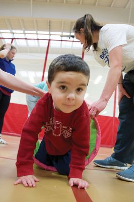 Special Olympics Young Athletes
Roughly 120 Tabor Academy students volunteered on January 10 to assist with the school’s first session of the Special Olympics Young Athletes™ program held at Tabor. The program offers children ages 3-7 with intellectual and developmental disabilities opportunities to engage in physical activities vital to mental and physical growth. Spearheaded by Math teacher Tim Cleary and Tabor senior Molly Bent, sessions continue January 17 to March 6 (no session February 7) at 2:00 pm at the Fish Center for Athletics 
