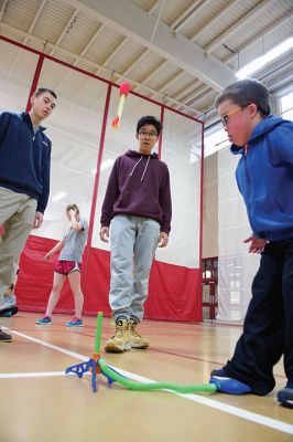 Special Olympics Young Athletes
Roughly 120 Tabor Academy students volunteered on January 10 to assist with the school’s first session of the Special Olympics Young Athletes™ program held at Tabor. The program offers children ages 3-7 with intellectual and developmental disabilities opportunities to engage in physical activities vital to mental and physical growth. Spearheaded by Math teacher Tim Cleary and Tabor senior Molly Bent, sessions continue January 17 to March 6 (no session February 7) at 2:00 pm at the Fish Center for Athletics 
