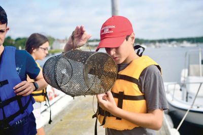 Tabor Academy
Last week, Tabor Academy greeted about 40 students from around the world for their residential and day Marine Science Camp. In its first week, the students, about half of whom will participate for the full three-week offering, enjoyed learning about Marine Biology. Photos courtesy Tabor Academy
