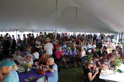 Taste of Mattapoisett
The Taste of Mattapoisett event was held by the Mattapoisett Woman’s Club on Tuesday under the Lions Club’s tent at Shipyard Park, where attendees enjoyed delectable creations from 12 local restaurants and were entertained by the Showstoppers. Photos by Mick Colageo
