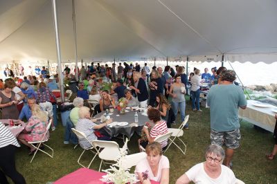 Taste of the Town
People with a taste for fine food flocked to Shipyard Park in Mattapoisett on the evening of Tuesday, July 12 for the annual Taste of the Town. Local restaurants and cafés dole out servings of their specialty foods for ticket holders to the event hosted by the Mattapoisett Woman’s Club. The event is the biggest yearly fundraiser for the Woman’s Club. Photos by Colin Veitch
