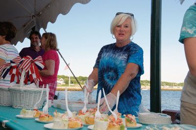 Taste of the Town
People with a taste for fine food flocked to Shipyard Park in Mattapoisett on the evening of Tuesday, July 12 for the annual Taste of the Town. Local restaurants and cafés dole out servings of their specialty foods for ticket holders to the event hosted by the Mattapoisett Woman’s Club. The event is the biggest yearly fundraiser for the Woman’s Club. Photos by Colin Veitch
