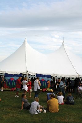 Local Flavor 
Tuesday evening was the Mattapoisett Women’s Club sponsored Taste of the Town, an annual event when local food purveyors fill the tent at Shipyard Park with the flavors and aromas of Mattapoisett’s lively restaurant scene. Photos by Jean Perry
