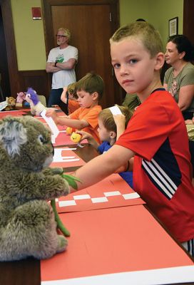 Teddy Bear Picnic 
Teddy Bear Picnic held at the Mattapoisett Library on July 22. Photo by Glenn C. Silva
