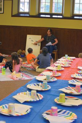 Teddy Bear Picnic 
Teddy Bear Picnic held at the Mattapoisett Library on July 22. Photo by Glenn C. Silva
