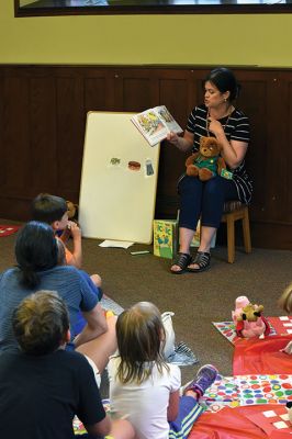 Teddy Bear Picnic 
Teddy Bear Picnic held at the Mattapoisett Library on July 22. Photo by Glenn C. Silva
