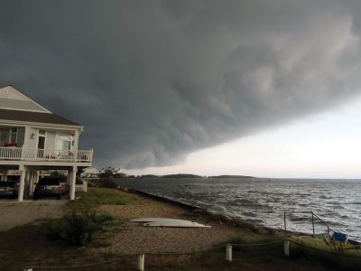 Cloud Shelf
Faith Ball shared this photo of the shelf cloud that passed over Mattapoisett during last Thursday’s thunderstorm.  
