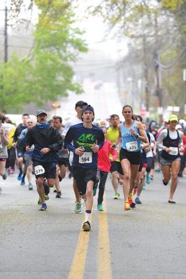 Tiara 5K Road Race
The Tiara 5K road race sponsored by Oxford Creamery has become a staple Mother’s Day tradition in Mattapoisett. The weather was damp and chilly, but still 441 runners turned out for the Mattapoisett village run to benefit the Women’s Fund of New Bedford. Photos by Colin Veitch
