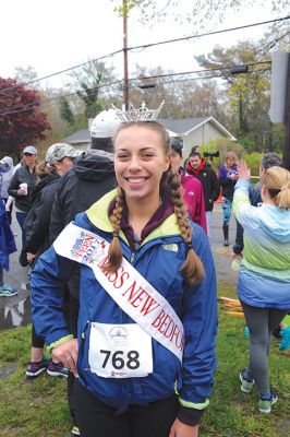 Tiara 5K Road Race
The Tiara 5K road race sponsored by Oxford Creamery has become a staple Mother’s Day tradition in Mattapoisett. The weather was damp and chilly, but still 441 runners turned out for the Mattapoisett village run to benefit the Women’s Fund of New Bedford. Photos by Colin Veitch
