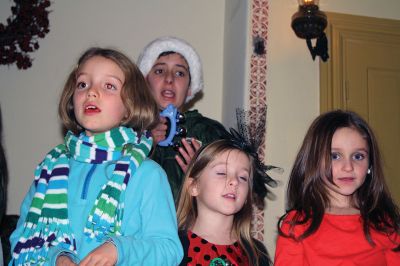 Tinkhamtown Chapel Christmas Carol Sing
The organ was back in business this year for the annual Tinkhamtown Chapel Christmas Carol Sing on Saturday, December 17. The kerosene lamps were lit, the children partook in the traditional “The Twelve Days if Christmas,” and all was merry and bright as Christmas in Mattapoisett should be. Photos by Jean Perry
