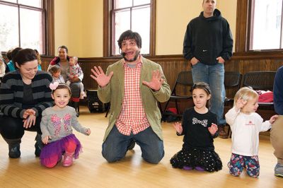 Toe Jam Puppet Band
The Toe Jam Puppet Band was back in Tri-Town on March 21 for a performance at the Marion Music Hall, sponsored by the Elizabeth Taber Library. The performance was free and the fun was evident in the faces of the band’s biggest fans. Photos by Colin Veitch
