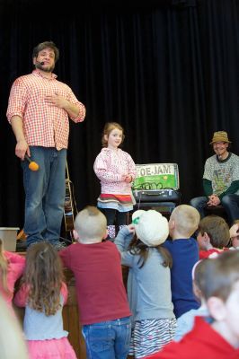 Toe Jam Puppet Band
The Toe Jam Puppet Band was back in Tri-Town on March 21 for a performance at the Marion Music Hall, sponsored by the Elizabeth Taber Library. The performance was free and the fun was evident in the faces of the band’s biggest fans. Photos by Colin Veitch
