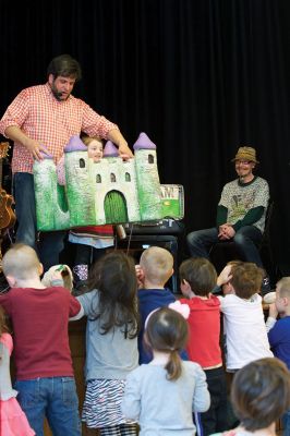 Toe Jam Puppet Band
The Toe Jam Puppet Band was back in Tri-Town on March 21 for a performance at the Marion Music Hall, sponsored by the Elizabeth Taber Library. The performance was free and the fun was evident in the faces of the band’s biggest fans. Photos by Colin Veitch
