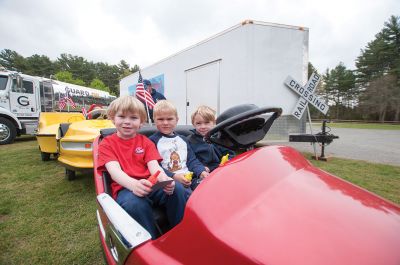 Touch-A-Truck
Saturday, May 13, was the rescheduled rain date for the Marion Recreation Department’s annual Touch-A-Truck event at Washburn Park. The weather wasn’t ideal, but it stayed dry long enough for kids to get in some climbing and crawling time with the big machines. Photos by Felix Perez
