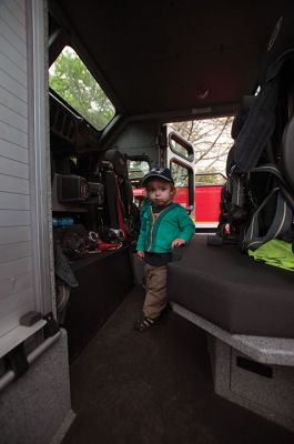 Touch-A-Truck
Saturday, May 13, was the rescheduled rain date for the Marion Recreation Department’s annual Touch-A-Truck event at Washburn Park. The weather wasn’t ideal, but it stayed dry long enough for kids to get in some climbing and crawling time with the big machines. Photos by Felix Perez
