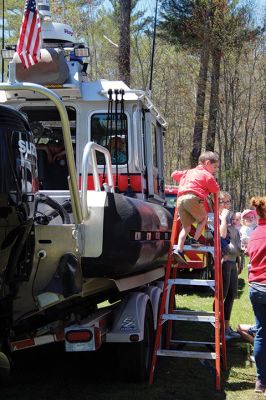 Touch-A-Truck 
Marion Recreation held its 8th annual Touch-A-Truck event at Washburn Park on May 11. The turnout exceeded past Kids Equipment Fun Day events in Marion, especially last year’s, which was repeatedly postponed and then canceled altogether. The weather was sublime this year, drawing hundreds to the park for some fun and free food courtesy of the Recreation Department. Photos by Jean Perry
