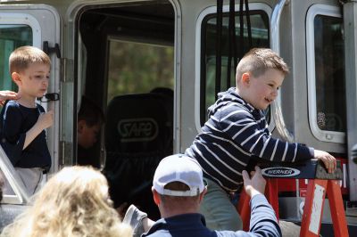 Touch-A-Truck 
Marion Recreation held its 8th annual Touch-A-Truck event at Washburn Park on May 11. The turnout exceeded past Kids Equipment Fun Day events in Marion, especially last year’s, which was repeatedly postponed and then canceled altogether. The weather was sublime this year, drawing hundreds to the park for some fun and free food courtesy of the Recreation Department. Photos by Jean Perry
