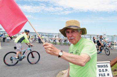 Tour de Crème 
Sunday, May 23, was the second annual Tour de Crème hosted by the Mattapoisett Land Trust and the Friends of the Mattapoisett Bike Path. Participants wound their way through the Southcoast on 11-, 19-, 25-, and 50-mile rides, making stops at local creameries along the way. Photos by Colin Veitch
