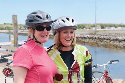 Tour de Crème 
Sunday, May 23, was the second annual Tour de Crème hosted by the Mattapoisett Land Trust and the Friends of the Mattapoisett Bike Path. Participants wound their way through the Southcoast on 11-, 19-, 25-, and 50-mile rides, making stops at local creameries along the way. Photos by Colin Veitch
