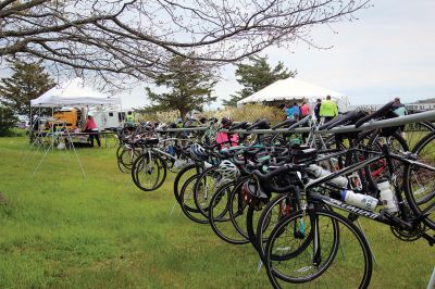 Tour de Crème
This year’s 4th annual Tour de Crème raised $12,000 for outdoor recreation in Mattapoisett! There were 350 riders consuming over 1,200 scoops of ice cream all for a good cause. The event is a partnership between the Mattapoisett Land Trust and the Friends of the Mattapoisett Bike path. Photos by Jean Perry
