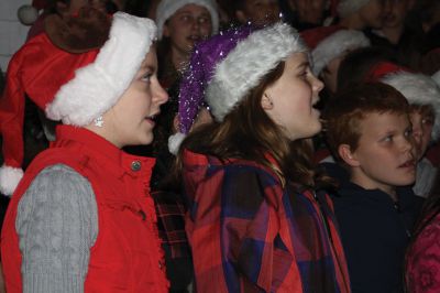 Annual Tree Lighting
On Monday, December 3, Rochester held their Annual Tree Lighting Ceremony in the center of town. Hundreds of residents turned out for the celebration  The Rochester Memorial School Chorus and Band played joyous holiday tunes. Photo by Katy Fitzpatrick. 
