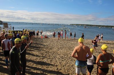 Mattapoisett Lions Club’s annual Sprint Triathlon 
Multiple generations greeted a pleasant Sunday morning and competed in the Mattapoisett Lions Club’s annual Sprint Triathlon that began at the Town Beach and ended nearby on Water Street. Photos by Mick Colageo
