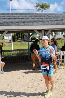 Mattapoisett Lions Club’s annual Sprint Triathlon 
Multiple generations greeted a pleasant Sunday morning and competed in the Mattapoisett Lions Club’s annual Sprint Triathlon that began at the Town Beach and ended nearby on Water Street. Photos by Mick Colageo
