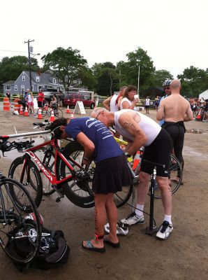 Triathlon
On Sunday, July 8, the Mattapoisett Lions Club held their Annual Triathlon at the Mattapoisett Beach. 172 individual riders and 23 relay teams participated in the event, which included a half-mile swim, 10 mile bike ride and 3.1 mile run.  Photos by Katy Fitzpatrick and Rebecca McCullough.
