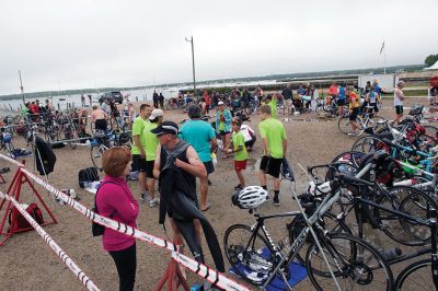 Triathlon
The Triathlon kicked off the first of the many Harbor Days events scheduled over the week and into the weekend. Hosted by the Mattapoisett Lions Club every year, the triathlon takes racers .25 miles from the shore of Town Beach and back, 10 miles bicycling through Mattapoisett, and 5K through the village around Ned’s Point Lighthouse. Photos by Colin Veitch
