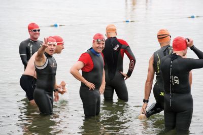 Triathlon
The Triathlon kicked off the first of the many Harbor Days events scheduled over the week and into the weekend. Hosted by the Mattapoisett Lions Club every year, the triathlon takes racers .25 miles from the shore of Town Beach and back, 10 miles bicycling through Mattapoisett, and 5K through the village around Ned’s Point Lighthouse. Photos by Colin Veitch
