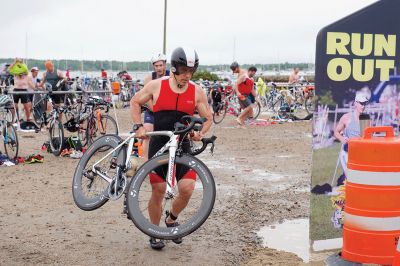 Triathlon
The Triathlon kicked off the first of the many Harbor Days events scheduled over the week and into the weekend. Hosted by the Mattapoisett Lions Club every year, the triathlon takes racers .25 miles from the shore of Town Beach and back, 10 miles bicycling through Mattapoisett, and 5K through the village around Ned’s Point Lighthouse. Photos by Colin Veitch
