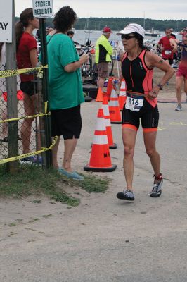 Lions Club Triathlon
Under merciful overcast skies on July 15, the 37th annual Lions Club Triathlon found 115 participants including seven relay teams vying for first place bragging rights. Coming in 1st place in the men’s division was Brian Hughes with a time of 51:38 minutes. Anders Broussard was the top-performing woman at 57:52 minutes, and the Union Running relay team clocked in at 57:52. Photos by Marilou Newell
