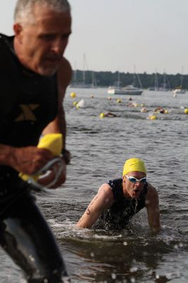 39th Annual Mattapoisett Lions Triathlon
Sunday, July 14, was the morning of the 39th Annual Mattapoisett Lions Triathlon, officially kicking off the 2019 Harbor Days week. This year’s race tested the stamina of 103 participants including five relay teams. Photos by Jean Perry
