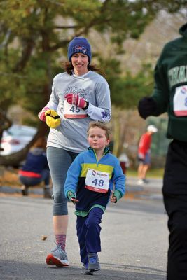 Marion Recreation Department’s annual Turkey Trot 
The Marion Recreation Department’s annual Turkey Trot 5k brought scores of runners out to the Marion village streets on November 18. Although there were no actual turkeys trotting, thoughts of Thanksgiving dinner are trotting through many of our thoughts as we approach Thanksgiving. Photos by Glenn C. Silva
