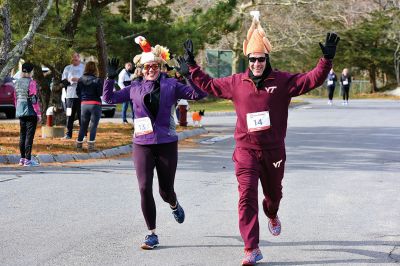 Marion Recreation Department’s annual Turkey Trot 
The Marion Recreation Department’s annual Turkey Trot 5k brought scores of runners out to the Marion village streets on November 18. Although there were no actual turkeys trotting, thoughts of Thanksgiving dinner are trotting through many of our thoughts as we approach Thanksgiving. Photos by Glenn C. Silva
