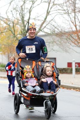 5th Annual 5K Turkey Trot
There were 31 registered runners for this year’s 5th Annual 5K Turkey Trot for Marion Recreation on Sunday, November 22. The course takes runners from Tabor Academy down Front Street through the village and back again to Tabor. Adam Sylvia of Rochester took first place for men, and Julie Craig of Mattapoisett took first place for women. Photos by Colin Veitch
