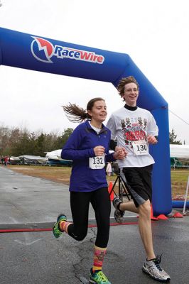 5th Annual 5K Turkey Trot
There were 31 registered runners for this year’s 5th Annual 5K Turkey Trot for Marion Recreation on Sunday, November 22. The course takes runners from Tabor Academy down Front Street through the village and back again to Tabor. Adam Sylvia of Rochester took first place for men, and Julie Craig of Mattapoisett took first place for women. Photos by Colin Veitch
