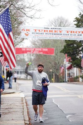 5th Annual 5K Turkey Trot
There were 31 registered runners for this year’s 5th Annual 5K Turkey Trot for Marion Recreation on Sunday, November 22. The course takes runners from Tabor Academy down Front Street through the village and back again to Tabor. Adam Sylvia of Rochester took first place for men, and Julie Craig of Mattapoisett took first place for women. Photos by Colin Veitch
