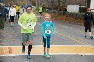 Annual Turkey Trot 5K 
The Annual Turkey Trot 5K wound its way through Marion Village on Sunday, November 17, with 182 trotters (and some ‘turkeys’ as well) braving a chilling wind that morning to make it to the finish line. Organized by the Marion Recreation Department, the event every year draws quite a flock of runners to the start and finish line at Tabor Academy, raising funds for Marion Rec programs and events. Photos by Colin Veitch
