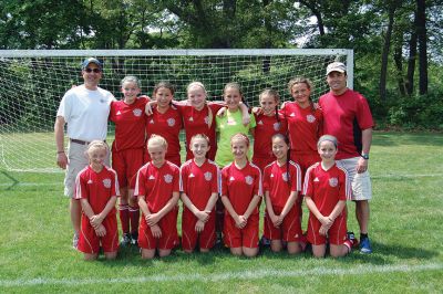 U12-Mariner-Sonics
Back row, from left:  Assistant Coach Doug Barresi, Delaney Pothier, Ryley Costa, Breanna Demanche, Gabby Barresi, Tali O'Leary, Maddie Demanche, Coach Dave Francis.  Front row, from left: Brianna Cruz, Anya Aadland, Jillian Kutash, Alex Fluegel, Nicole Fantoni, Arissa Francis 
