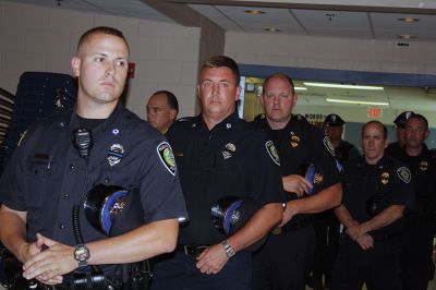 Unity Service
Local police, clergy, and members of the Tri-Town community gathered on Saturday, July 23, at ORR Junior High School to come together in peace and unity during an ecumenical service to honor those in uniform, those officers who have recently been assassinated in Dallas and Baton Rouge, and to pray for an end to racism and for the protection of police officers. Photos by Jean Perry
