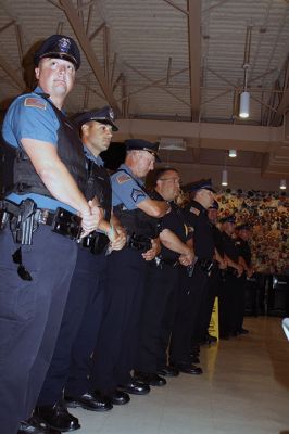 Unity Service
Local police, clergy, and members of the Tri-Town community gathered on Saturday, July 23, at ORR Junior High School to come together in peace and unity during an ecumenical service to honor those in uniform, those officers who have recently been assassinated in Dallas and Baton Rouge, and to pray for an end to racism and for the protection of police officers. Photos by Jean Perry
