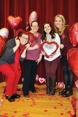 Valentine Treat
The fifth graders at Old Hammondtown School presented town employees and first responders to a Valentine treat on February 14. The students made cards and assembled gift baskets with sweets for all town hall departments as a way to show their appreciation. Shown here: Fifth grade teachers Amy Casi, Stacey Barrows, Rachel Arruda, and Kristen Sunde, as well as the entire fifth grade. Photos courtesy of Monika Whalley
