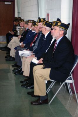 Veteran's Day
Patriotism was alive and well at Old Hammondtown School during its morning Veterans Day ceremony on November 11, 2010. Attendees in the packed auditorium enjoyed music by the schools concert band and speeches by George Randall, Barry Denham and Lt. Cmdr. Julian Bishop. Photos by Laura Pedulli
