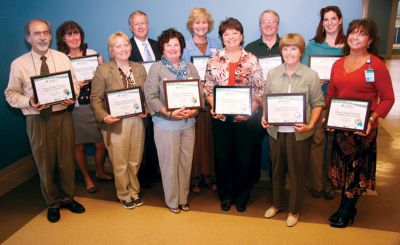 Voices
Voices for a Healthy SouthCoast  a health community coalition that represents 17 towns from Swansea to Wareham  recognized Community Health Action Response Team members for their service in 2010. Photo courtesy of Nancy Bonell. 
