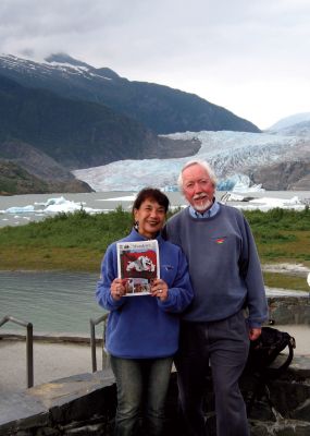 Juneau, Alaska
Teresa and Mark Dall explored the Mendenhall Glacier in Juneau, Alaska this summer and brought The Wanderer along with them.
