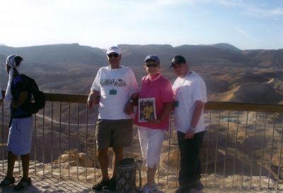 Jerusalem
Essam, Jane and Andrew Awad, with The Wanderer in tow, enjoyed a family vacation to Jerusalem in November 2010. Photo courtesy of Jane Awad
