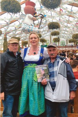 Oktoberfest
Bob Lopes (right) chalked up Oktoberfest #11 this year, his friends in Munich, Alphonse and Gabbie join him for the photo.
