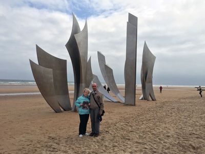 Omaha Beach 
Tony and Diane Lopes took this photo wile at Omaha Beach in Normany, France.
